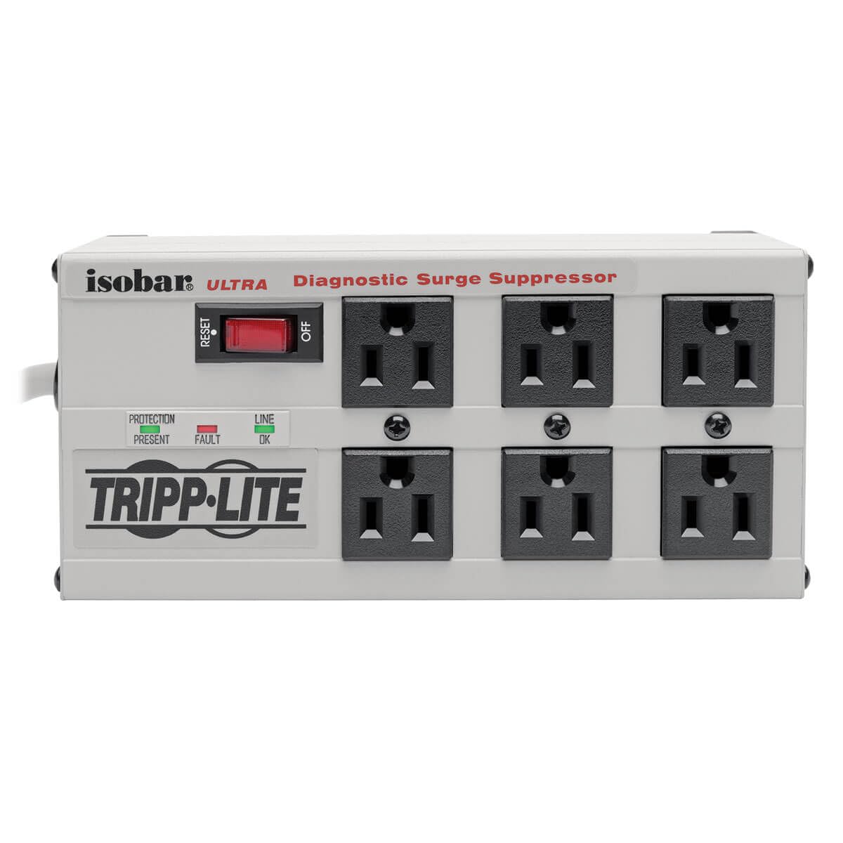 Foto 7 pulgar | Protector Contra Sobretensiones Power Strip Tripp Lite Isobar6 Ultra White - Venta Internacional.