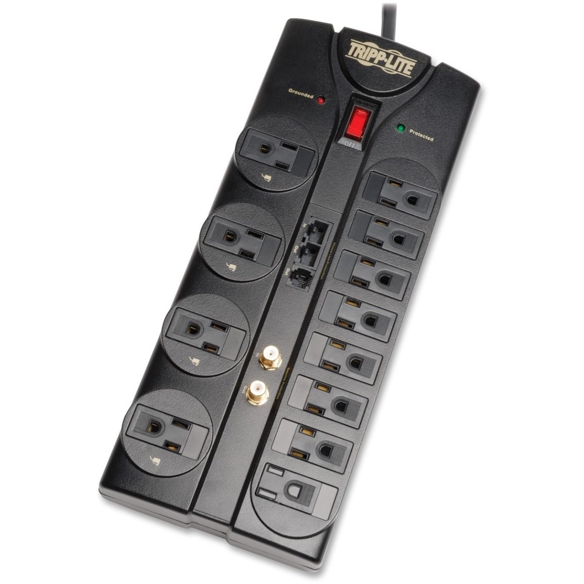 Supresor De Sobretensiones Tripp Lite ¡protéjalo! Tlp1208sat, 12 Enchufes - Venta Internacional.