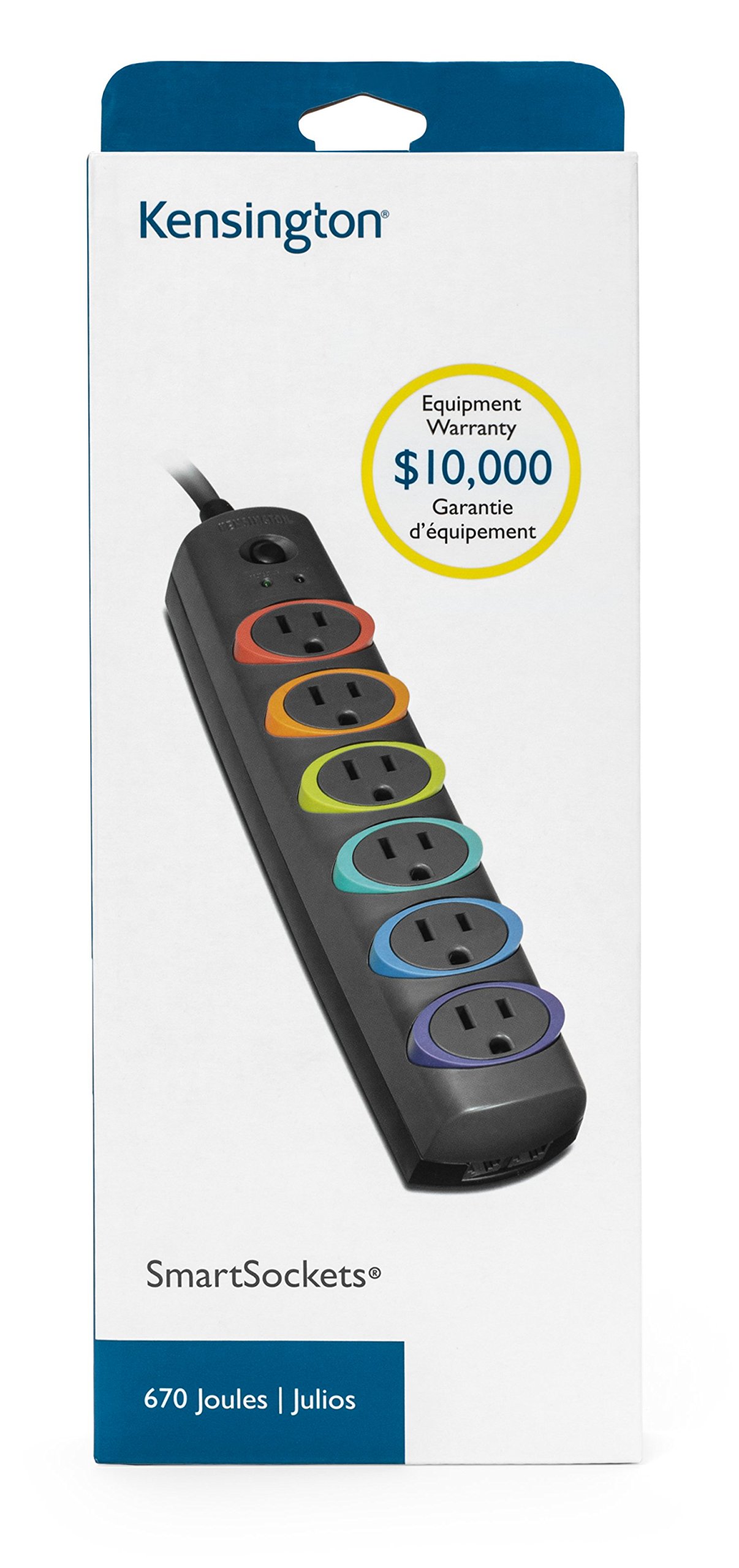 Foto 4 pulgar | Protector Contra Sobretensiones Kensington Smartsockets, Cable De 6 Salidas Y 6 Pies - Venta Internacional.