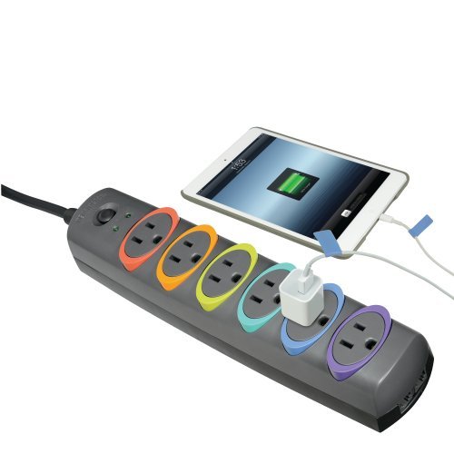 Foto 5 pulgar | Protector Contra Sobretensiones Kensington Smartsockets, Cable De 6 Salidas Y 6 Pies - Venta Internacional.