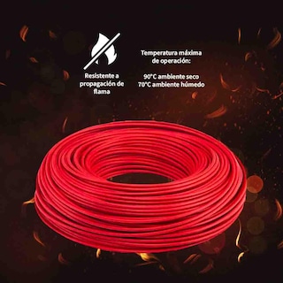 Foto 5 | Alambre Thw-ls/thhw-ls Ce Rohs Iusa 14 Awg En Caja 100 M Color Rojo