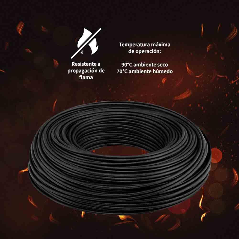 Foto 6 pulgar | Alambre Thw-ls/thhw-ls Ce Rohs Iusa 14 Awg En Caja 100 M Color Negro