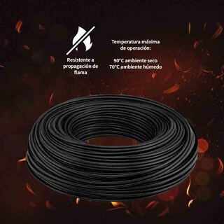 Foto 5 | Alambre Thw-ls/thhw-ls Ce Rohs Iusa 14 Awg En Caja 100 M Color Negro