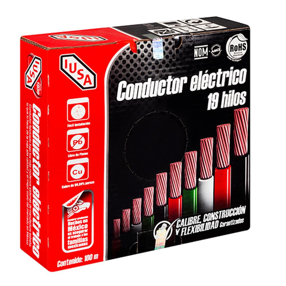 Foto 2 | Rollo De Cable Flexible Pot Iusa 14 Awg 100 M Color Café