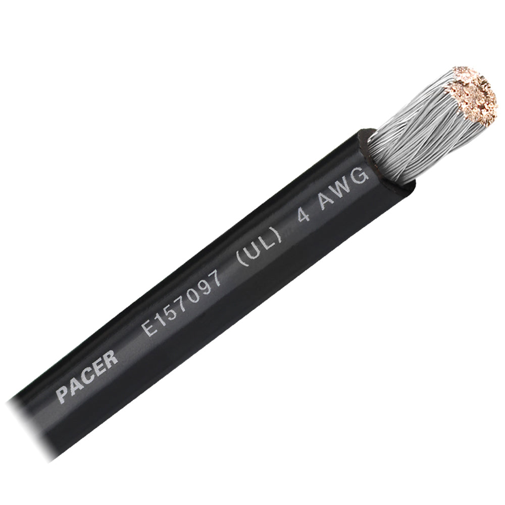 Foto 2 pulgar | Cable De Batería Pacer Negro 4 Awg [wul4bk-ft] Vendido Por Pie - Venta Internacional.