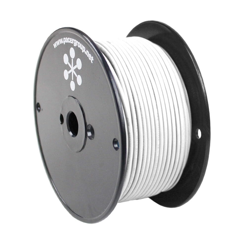 Cable Primario Pacer  Blanco  16 Awg  250 Pies - Venta Internacional.