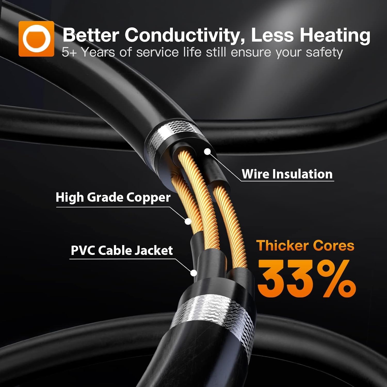 Foto 4 pulgar | Cable De Extensión Addlon 25 Ft Exterior  Impermeable 16awg 3 Clavijas | Negro  Certificado Ul