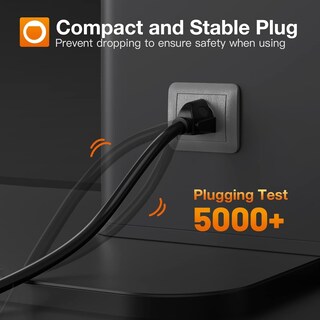 Foto 5 | Cable De Extensión Addlon 25 Ft Exterior Impermeable 16awg 3 Clavijas | Negro Certificado Ul