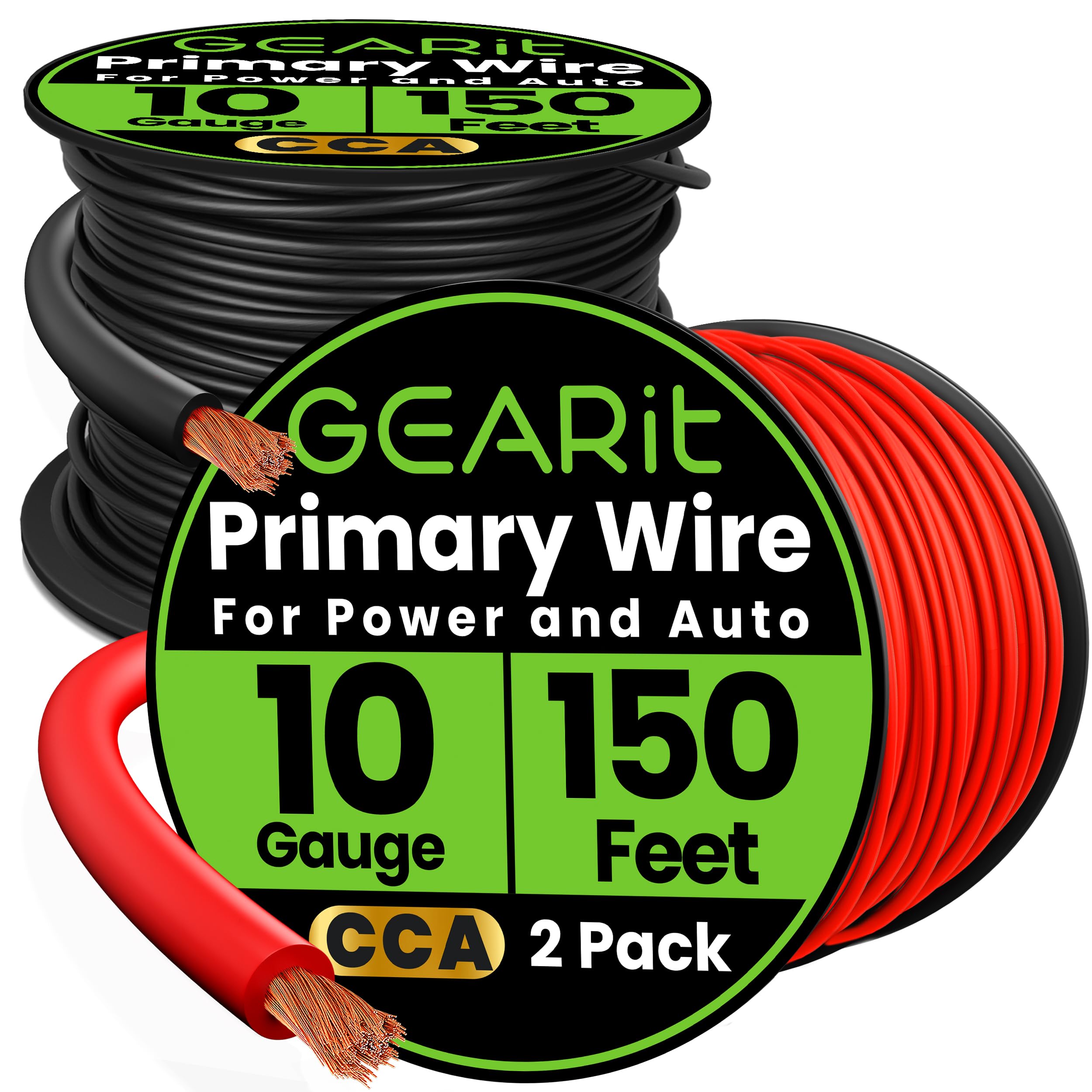 Foto 2 pulgar | Wire Gearit Calibre 10 (45 M Cada Uno  Negro/rojo)  Cobre Cca - Venta Internacional.