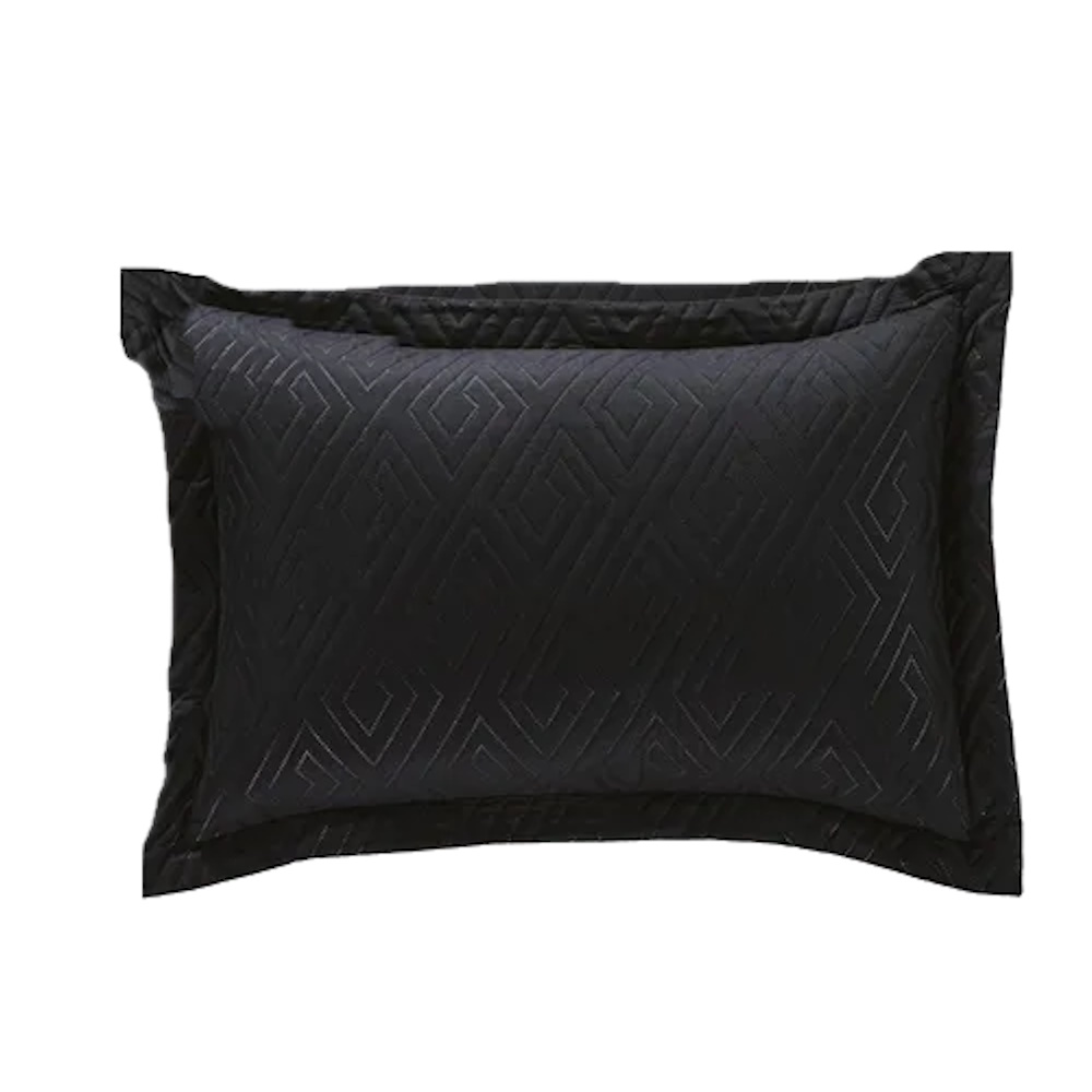 Foto 1 | Funda Decorativa  Estándar Neo Negra Poliéster Concord
