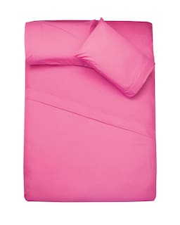 Foto 1 | Sábanas Ultrasoft Matrimonial Tesso Home color Rosa