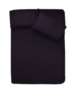 Foto 1 | Sábanas Ultrasoft Individual Tesso Home color Negro