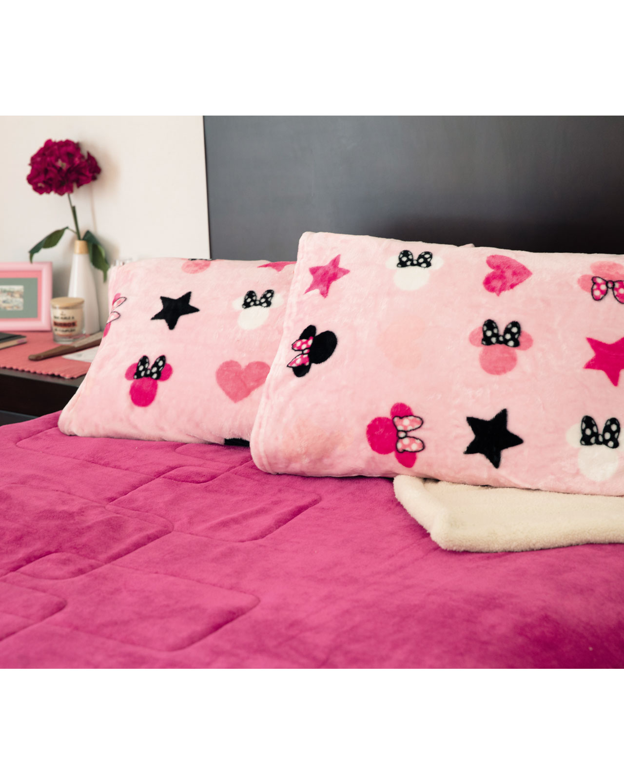 Foto 2 | Funda Soft para Almohada Tesso Home color Rosa Minnie