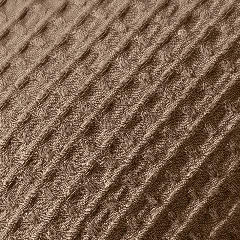 Foto 3 pulgar | Funda De Almohada Europea Waffle Incienso