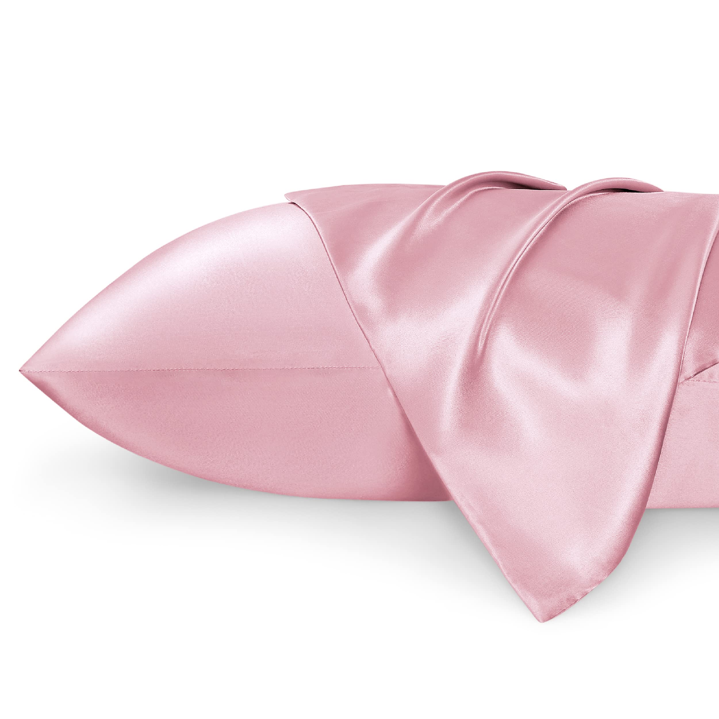 Foto 2 pulgar | Funda De Cama De Satén Para Cabello Y Piel Queen Pink, Juego De - Venta Internacional.