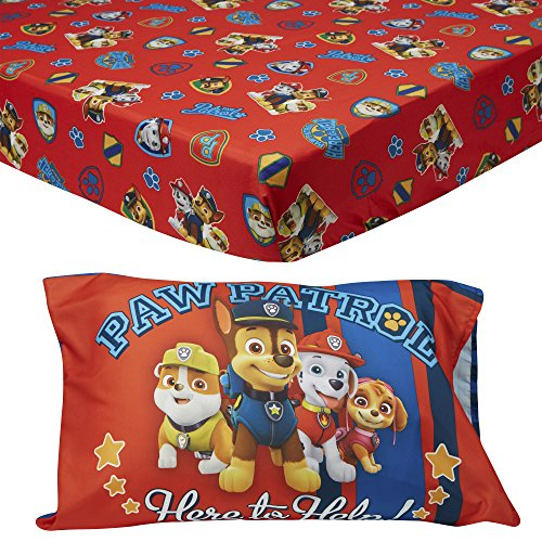 Foto 2 | Venta Internacional- Juego de Sábanas Paw Patrol Rojo para Niño 2 Piezas