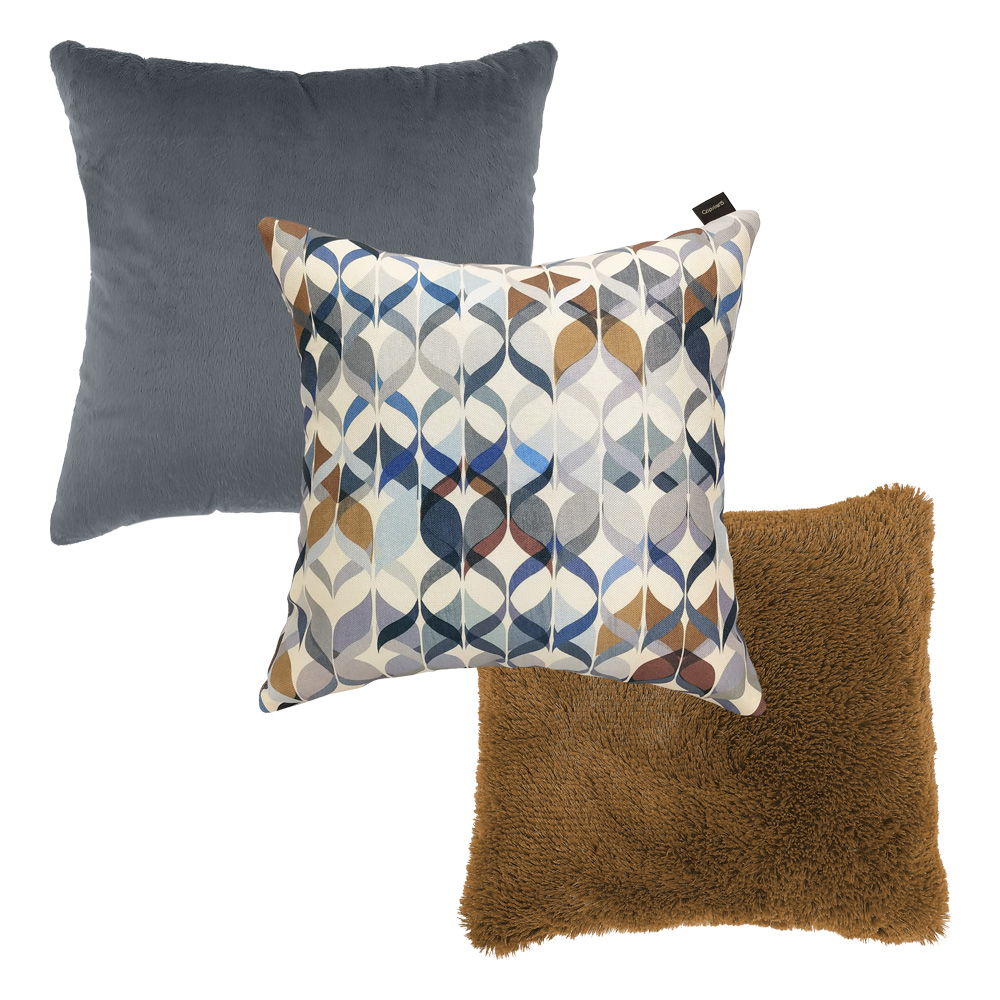 Set Fundas de Cojín Coprire 23HODE0321 Multicolor 45 X 45 cm 3 Piezas