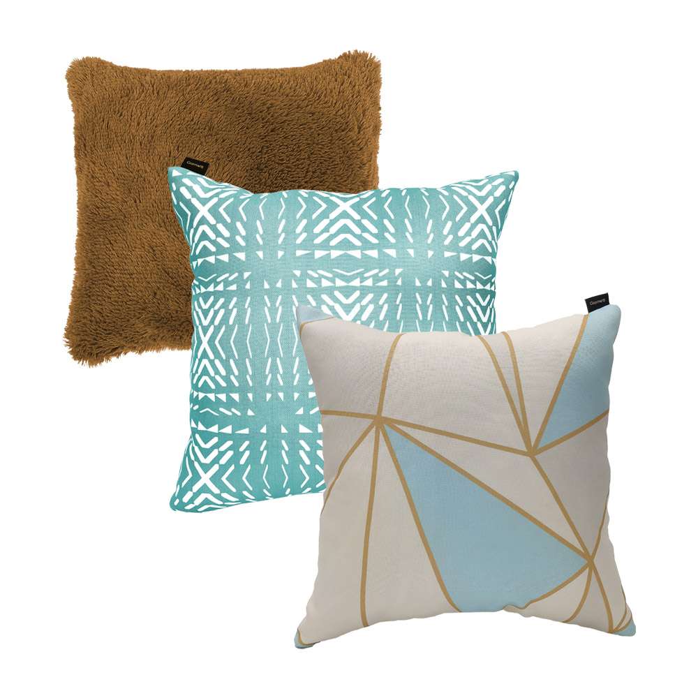 Foto 2 | Set 3 Fundas de Cojín Decorativo Coprire 45 x 45 cm