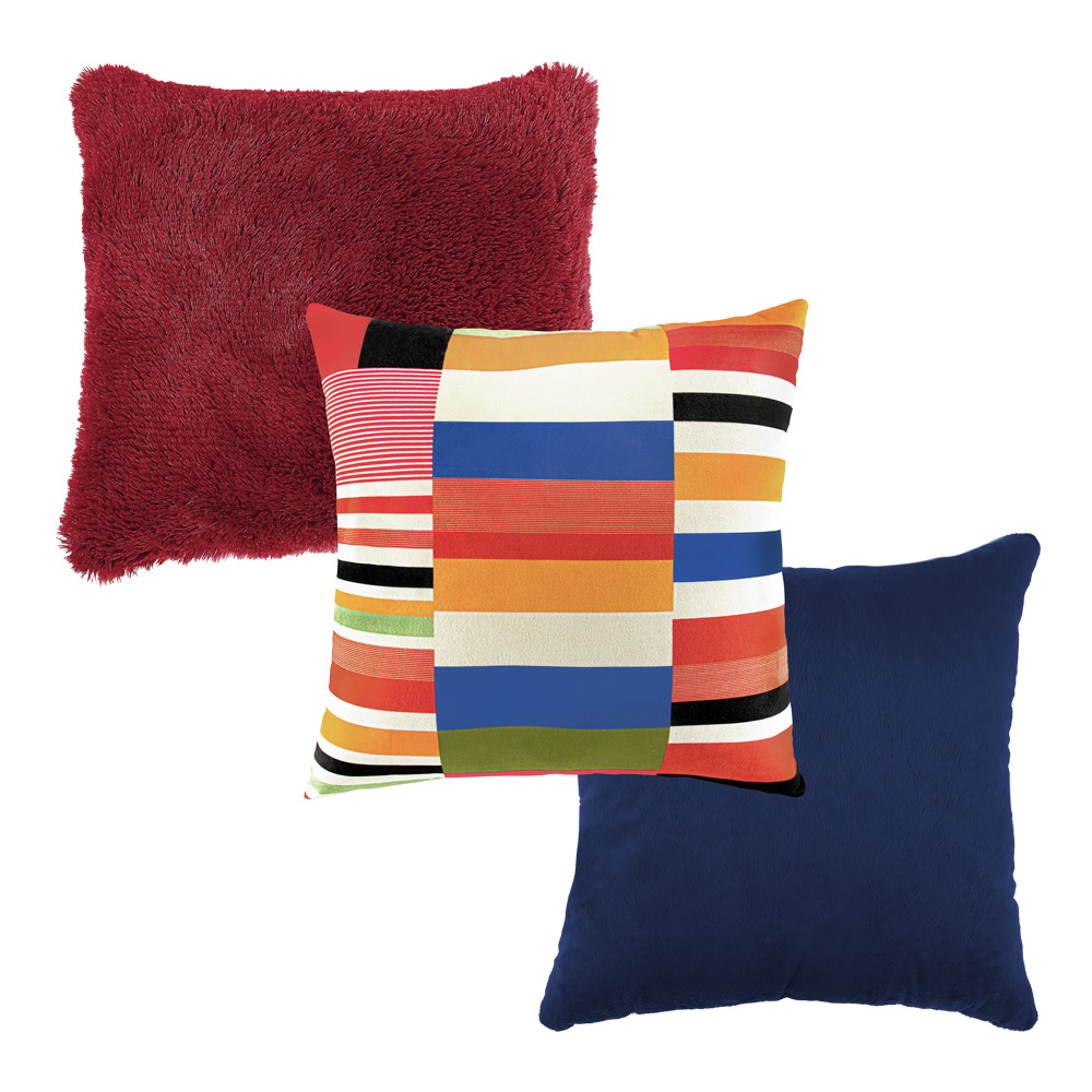 Set Fundas de Cojín Coprire 23HODE0321 Multicolor 45 X 45 cm 3 Piezas
