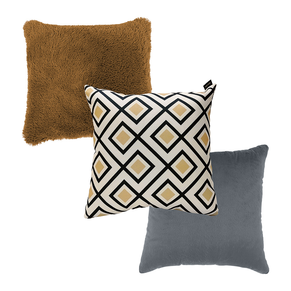 Set Fundas de Cojín Coprire 23HODE0321 Multicolor 45 X 45 cm 3 Piezas