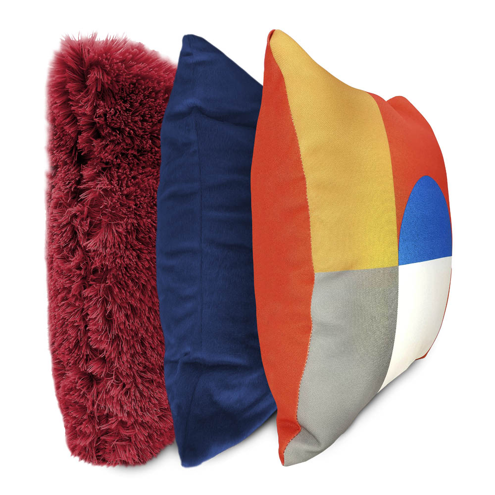 Foto 2 | Set Fundas de Cojín Coprire 23HODE0321 Multicolor 45 X 45 cm 3 Piezas