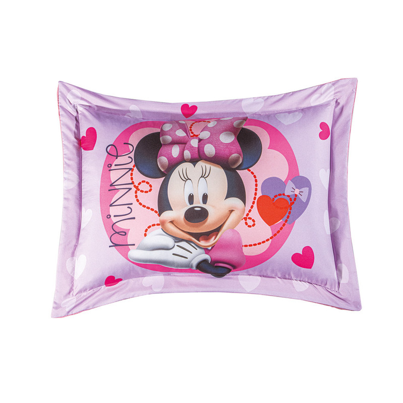 Funda Decorativa Estándar Concord Minnie Love Microfibra