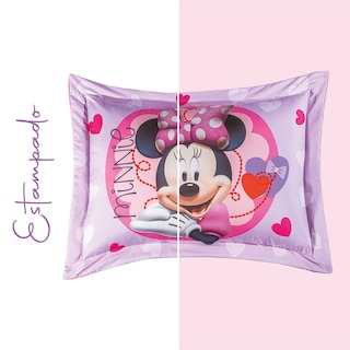 Foto 3 | Funda Decorativa Estándar Concord Minnie Love Microfibra