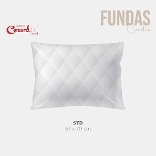 Foto 3 | Par de Fundas Concord Neo Decorativas Microfibra Arena