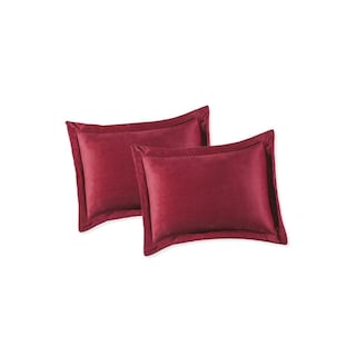 Foto 1 | Funda Decorativa Estándar Velvet Vino Lisa Concord