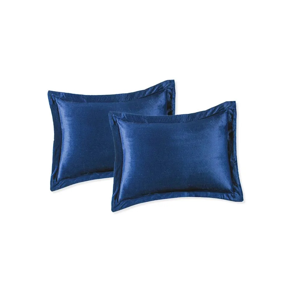 Foto 2 pulgar | Funda Decorativa Estándar Velvet Marino Lisa Concord