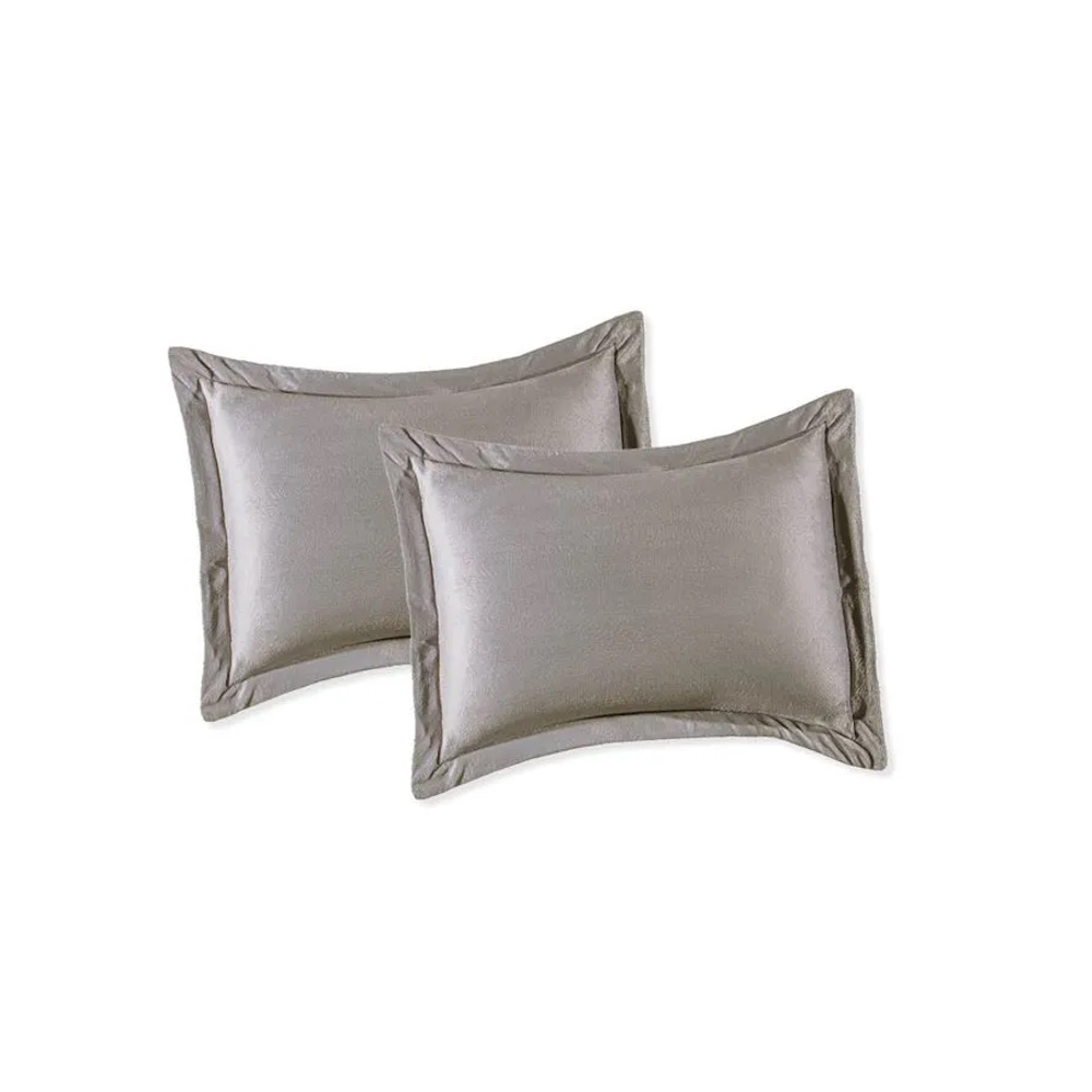 Foto 2 pulgar | Funda Decorativa Estándar Velvet Gris Medio Concord