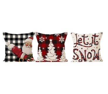 Foto 3 | Fundas para Cojines Belug Navideños 6 Piezas