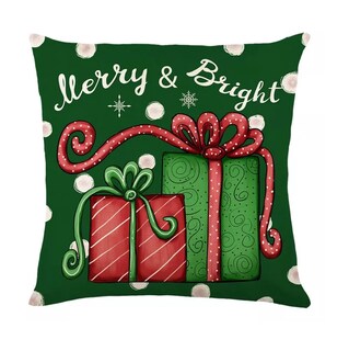 Foto 4 | Fundas De Almohada Cojín De Lino Con Cascanueces Navidad 4 Pzs Multicolor