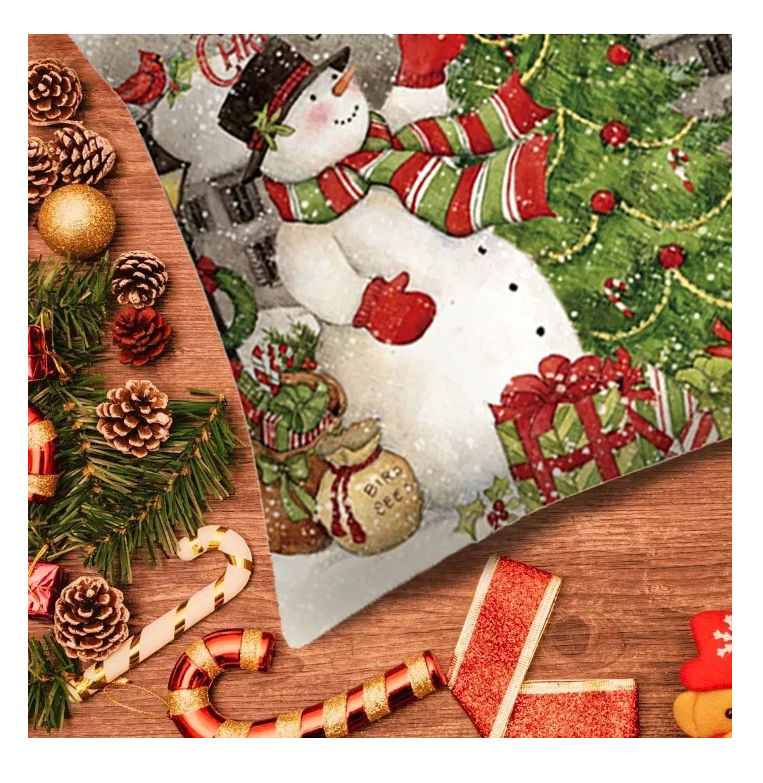 Foto 6 pulgar | Fundas de Almohada Estampadas Navideñas 4 Piezas