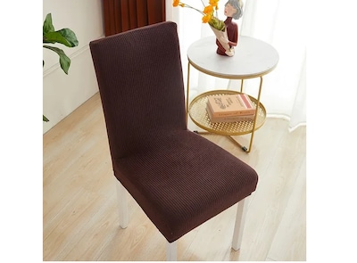 Foto 5 | Xtellar Protectors Premium Marrón Oscuro - Kit De 6 Fundas Elásticas De Lujo Para Sillas De Comedor