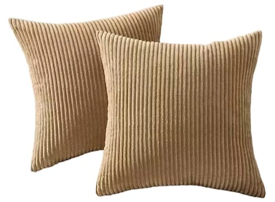 Foto 1 | Juego De 2 Fundas Xtellar Premium Para Cojines Decorativos De Almohada Suaves Y Sofisticadas
