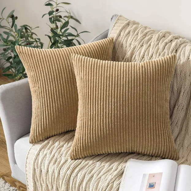 Foto 2 | Juego De 2 Fundas Xtellar Premium Para Cojines Decorativos De Almohada Suaves Y Sofisticadas