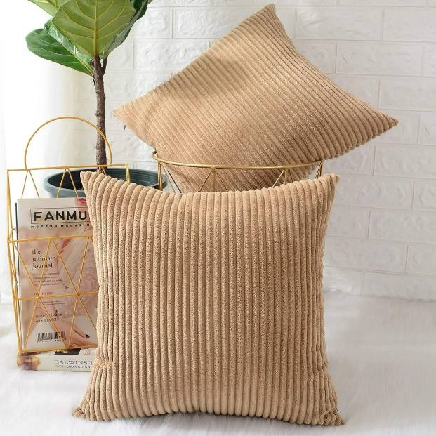 Foto 5 pulgar | Juego De 2 Fundas Xtellar Premium Para Cojines Decorativos De Almohada Suaves Y Sofisticadas