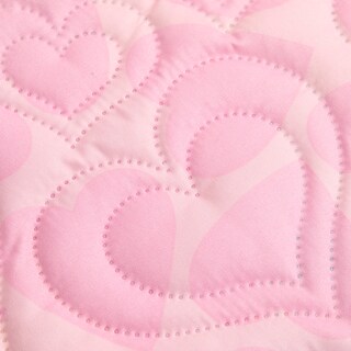 Foto 3 | Fundas Decorativas Elefantito Hogar Wish Color Rosa Corazones