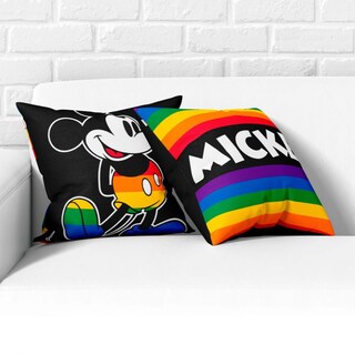 Foto 2 | Cojín Providencia Mickey Rainbow Pride Negro