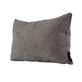 Foto 2 | Cojín Riñonera Decorativo DICASA Bless Delta color Gris Oscuro Rectangular Set de 2