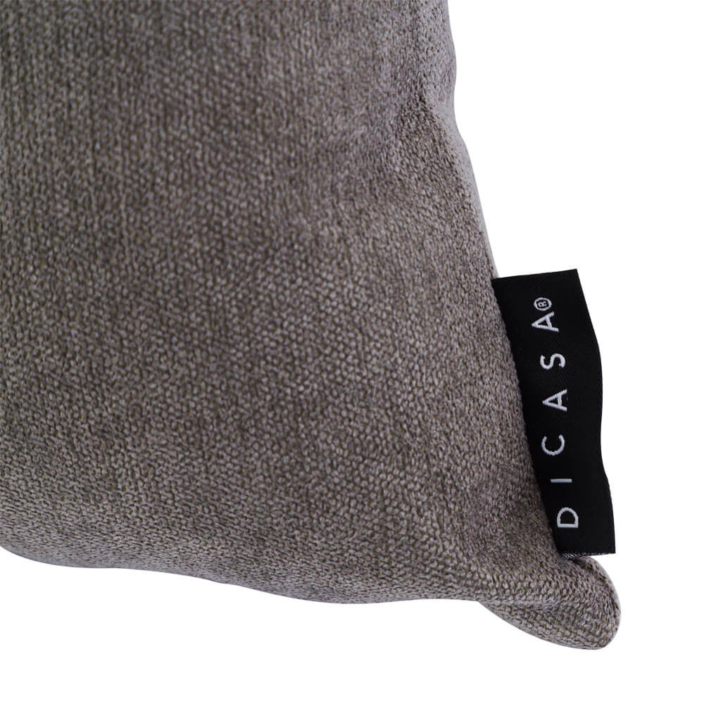 Foto 4 pulgar | Cojín Riñonera Decorativo DICASA Bless Delta color Gris Oscuro Rectangular Set de 2