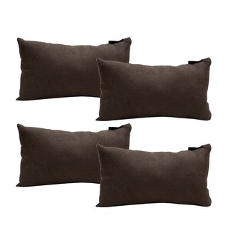 Foto 1 | Cojín Riñonera Decorativo DICASA Bless Delta color Marrón Rectangular Set de 4