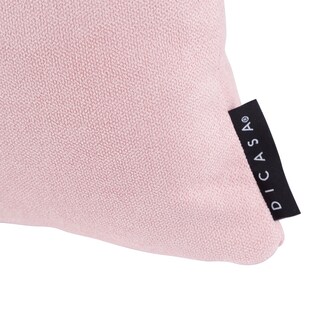 Foto 3 | Cojín Riñonera Decorativo DICASA Bless Delta color Rosa Rectangular Set de 2