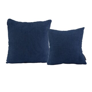 Foto 2 | Set de 3 Cojines Decorativos DICASA Bless Alfa Delta Zita color Azul Marino Chico Grande y Rectangular