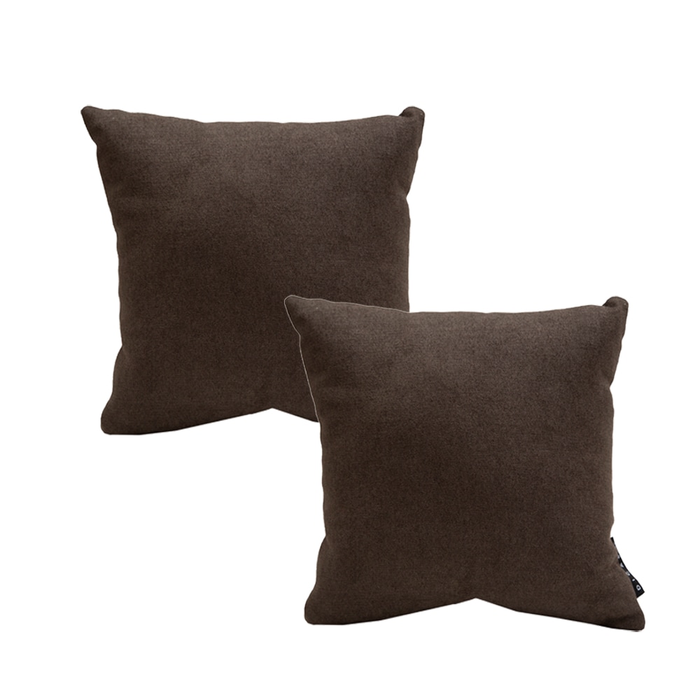 Cojines Decorativos Dicasa Alfa color Moka 2 Piezas $657