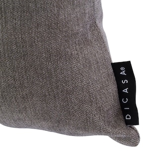 Foto 3 | Cojín Riñonera Decorativo DICASA Bless Delta color Gris Oscuro Rectangular Set de 4