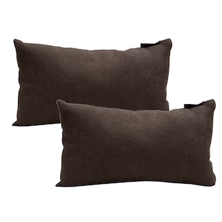 Foto 1 | Cojín Riñonera Decorativo DICASA Bless Delta color Marrón Rectangular Set de 2