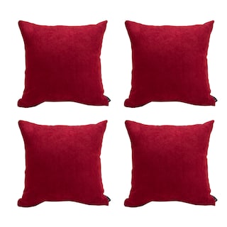 Foto 1 | Cojín Decorativo Dicasa Alfa color Rojo 4 Piezas
