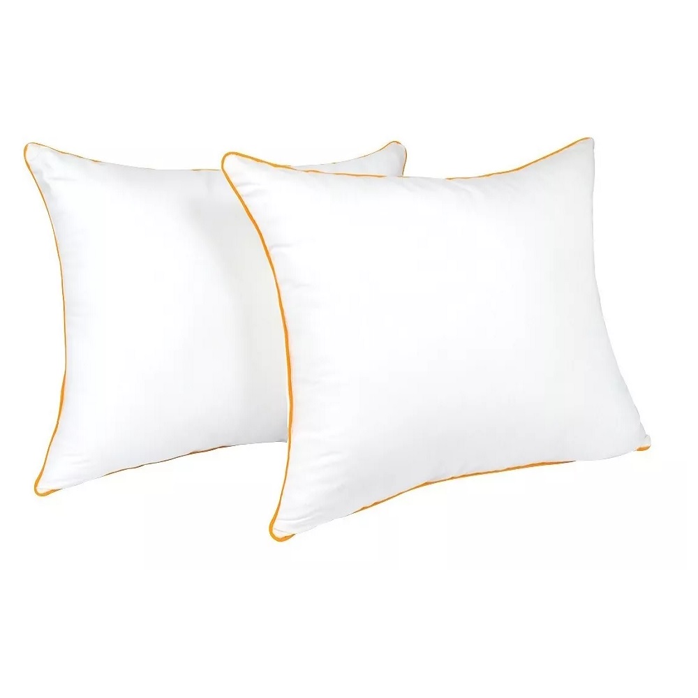 Kit 2 Pack Almohada Estándar Semi Firme Malubero color Blancas